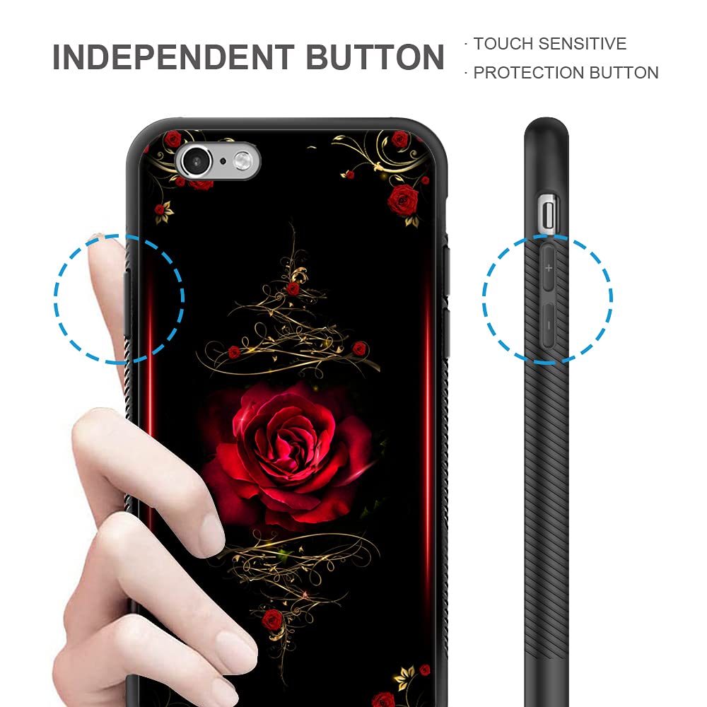 Amazon.co.jp: iPhone 6 Plusケース Spiritual Rose iPhone 6s Plus